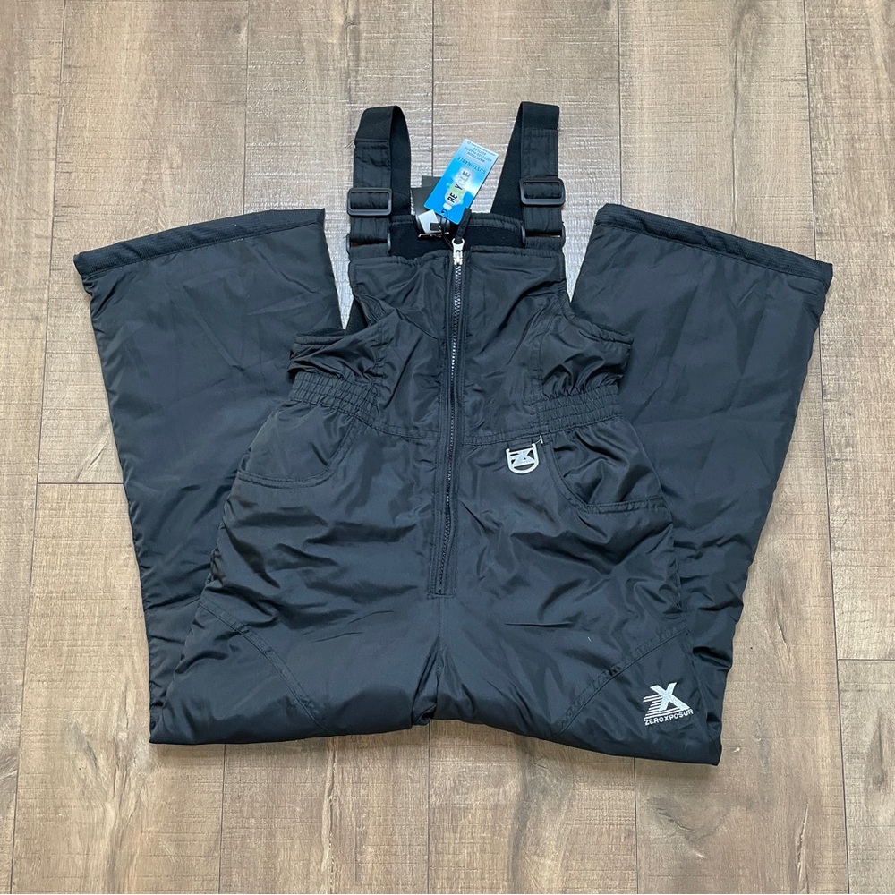 ZeroXposur Snow Pants Overalls Bibs  Adjustable Ski Suit Unisex Kids Sz 7/8